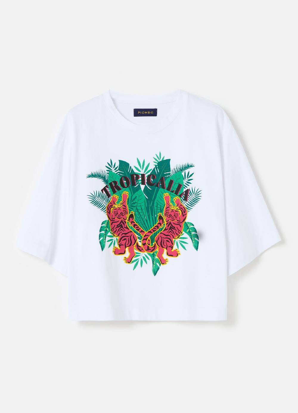 Ovs T-shirt Over Con Stampa Tropicale
