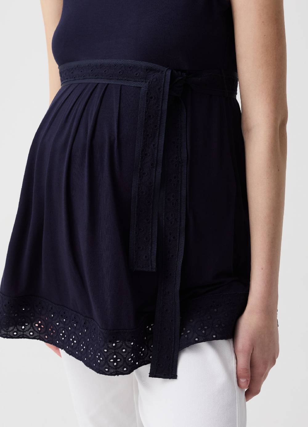 Ovs T-shirt Premaman Con Inserti Sangallo