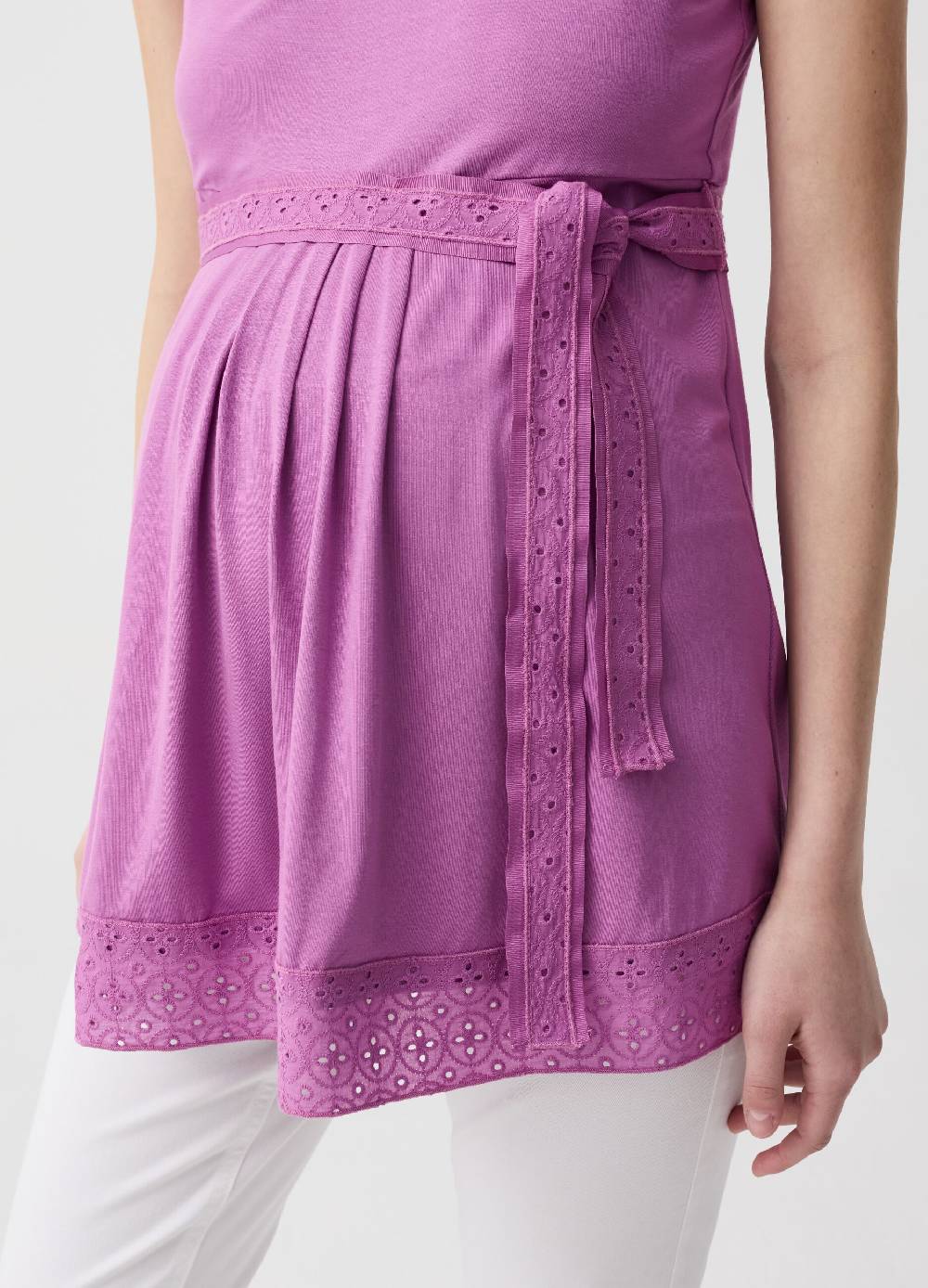 Ovs T-shirt Premaman Con Inserti Sangallo