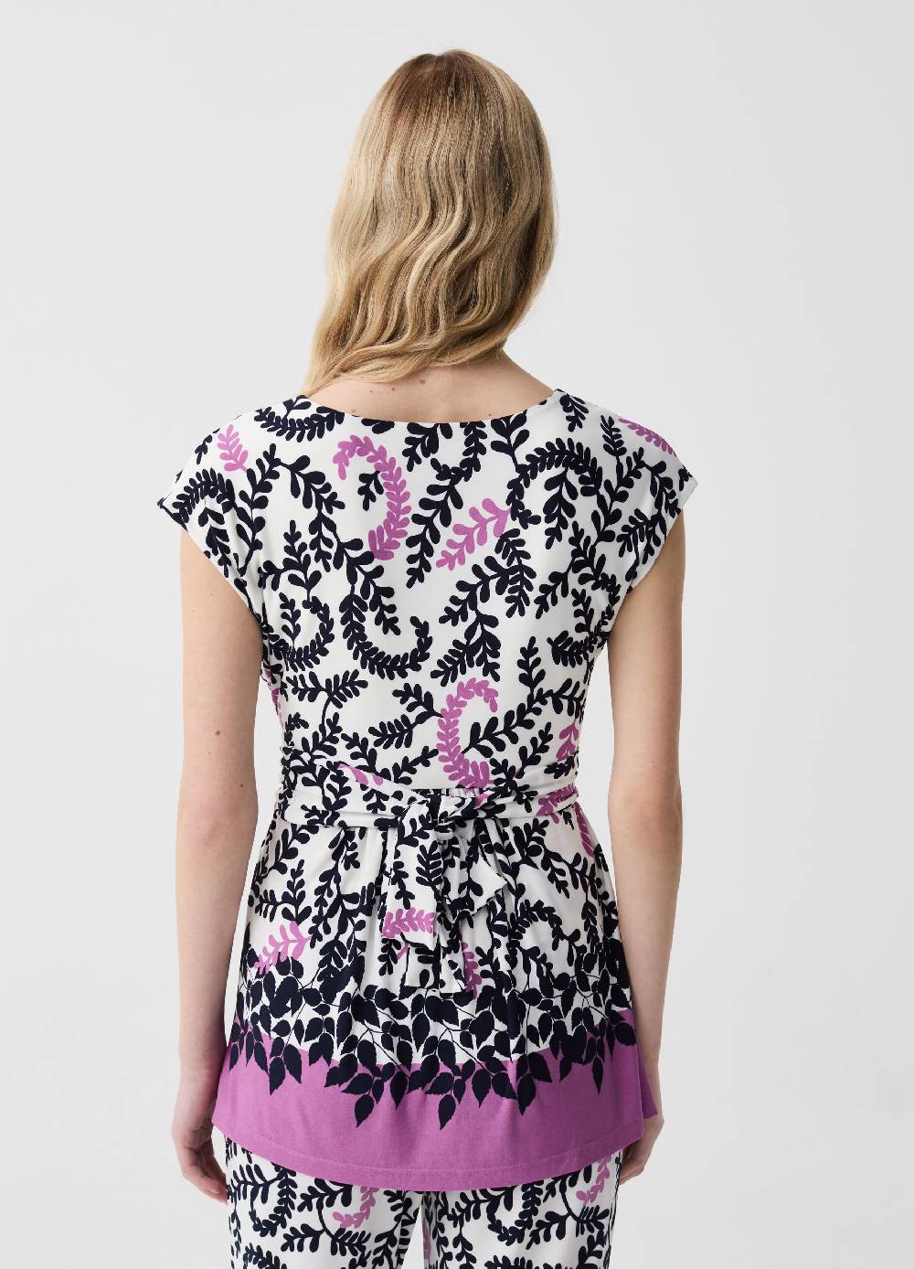 Ovs T-shirt Premaman Con Stampa Foliage