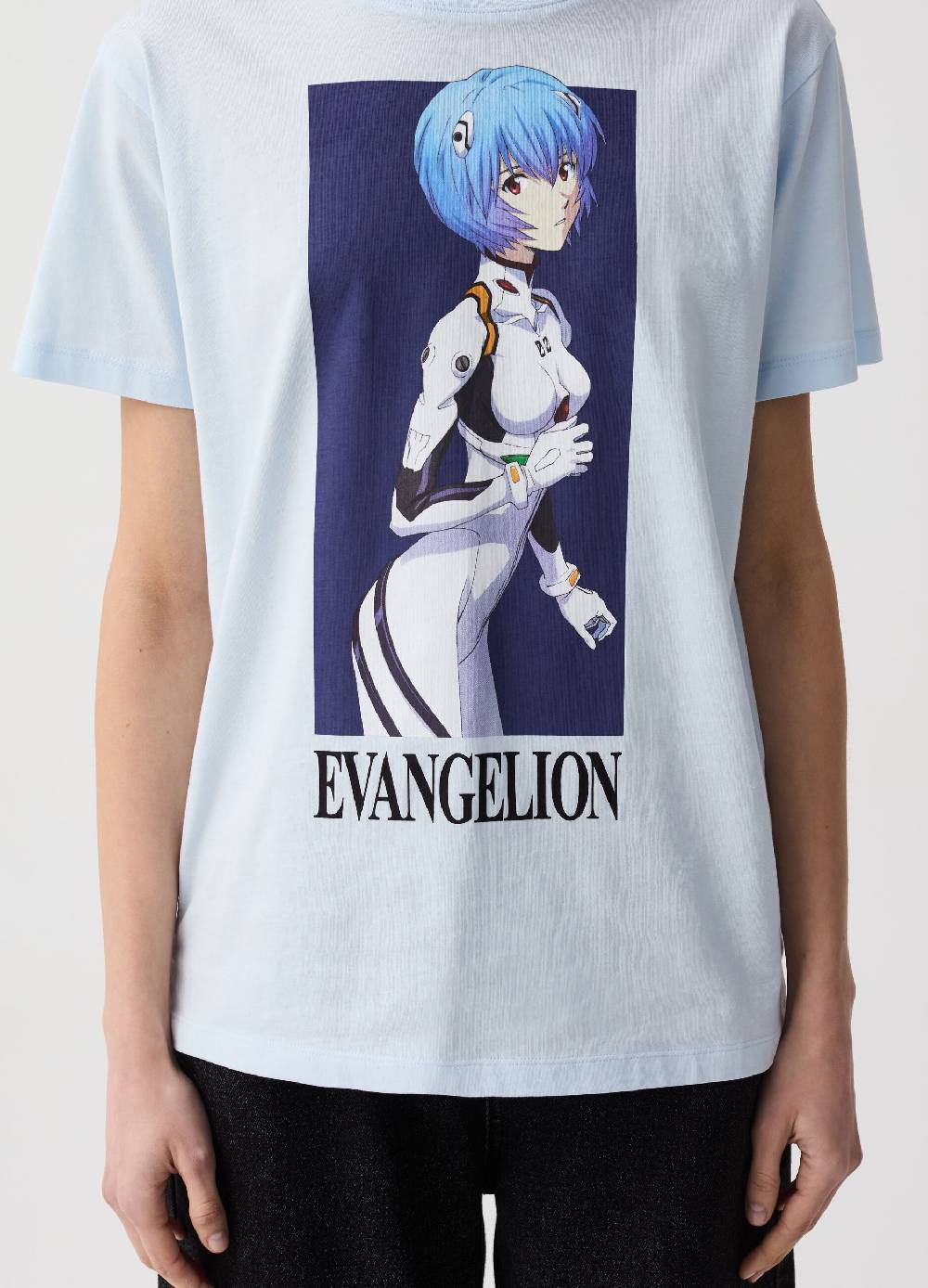 Ovs T-shirt Stampa Evangelion Rei Ayanami