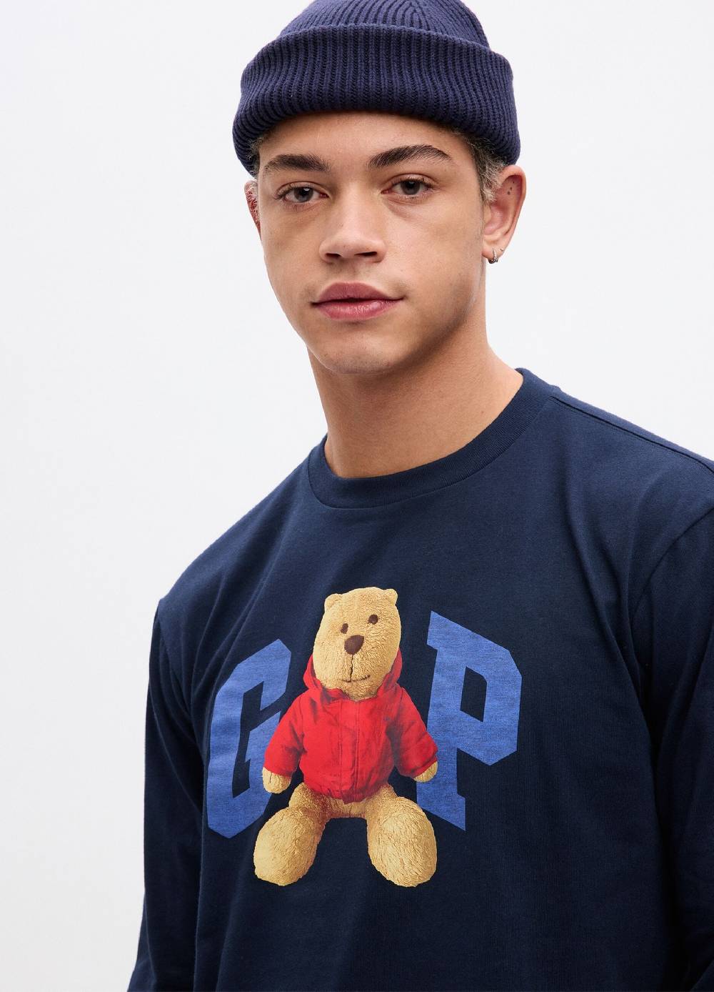 Ovs T-shirt stampa logo con orso Brannan
