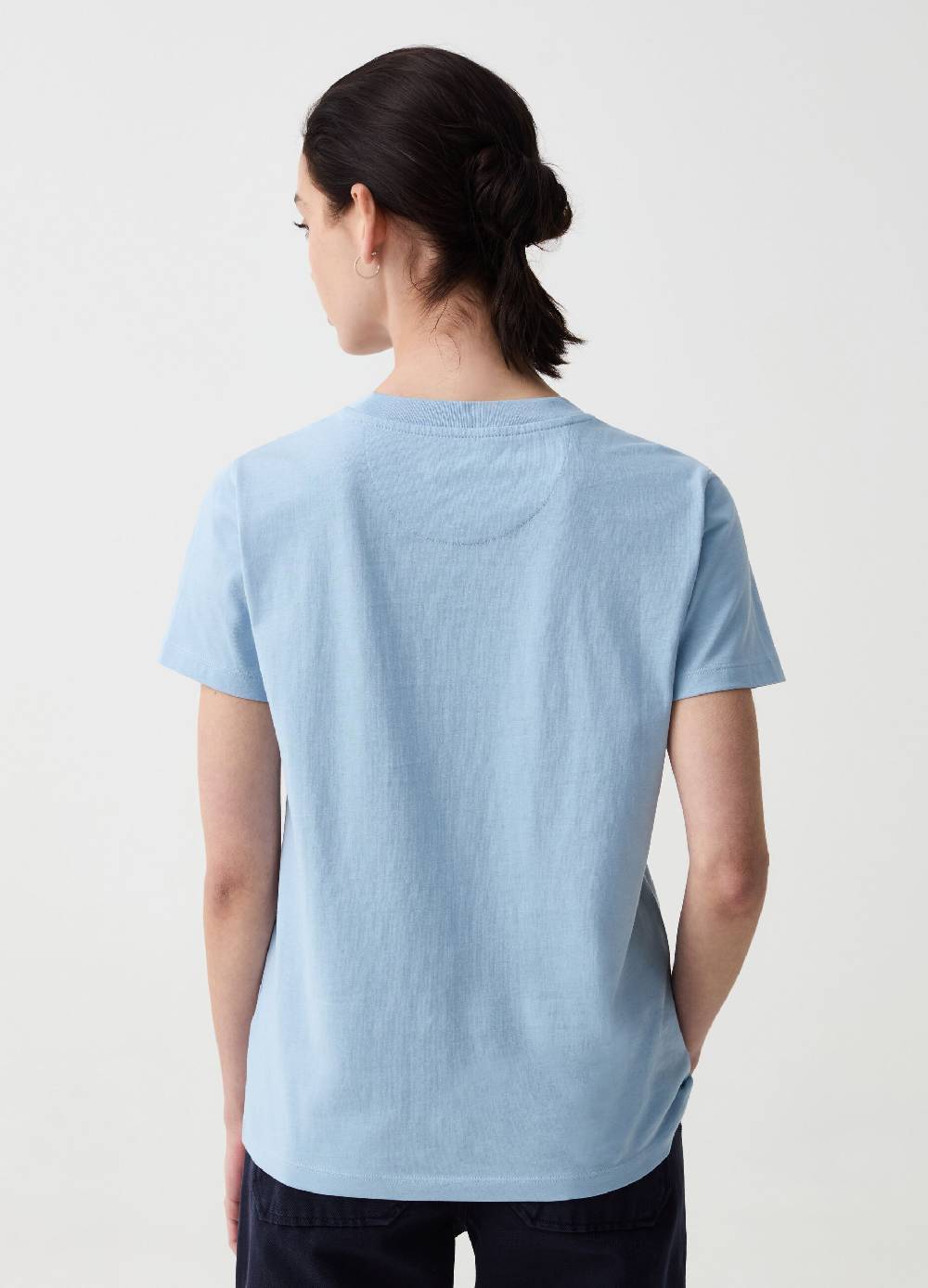 Ovs T-shirt Stampa New York Skyline Con Strass