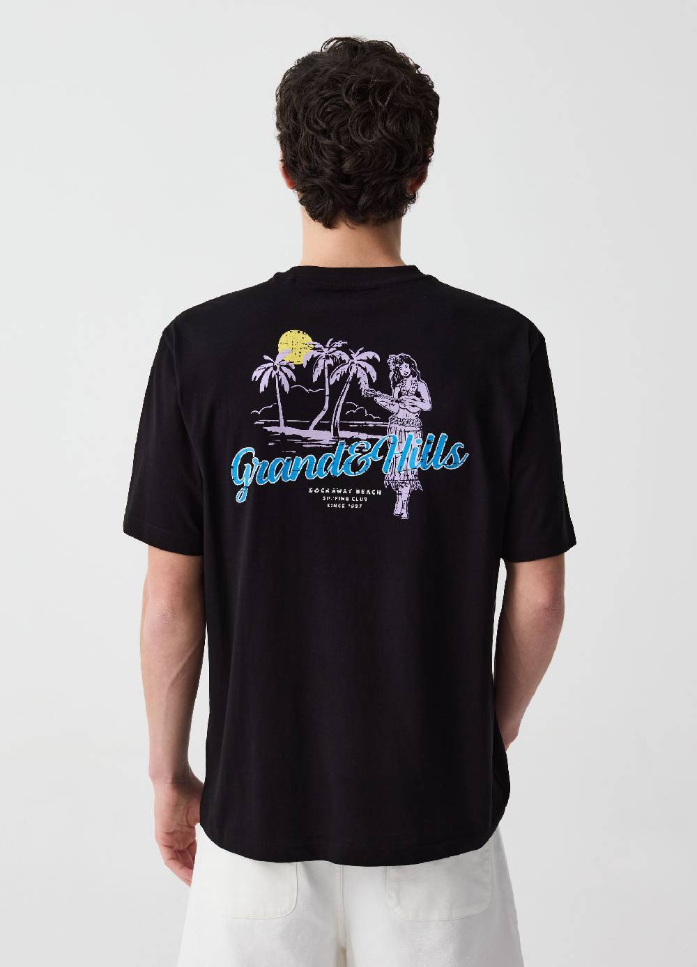 Ovs T-shirt Stampa Rockway Beach Surfing Club