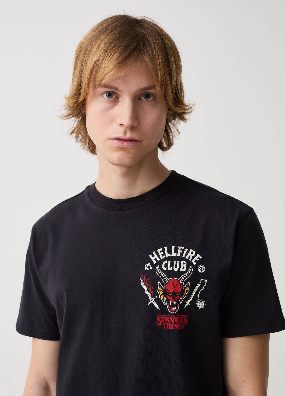 Ovs T-shirt Stampa Stranger Things Hellfire Club