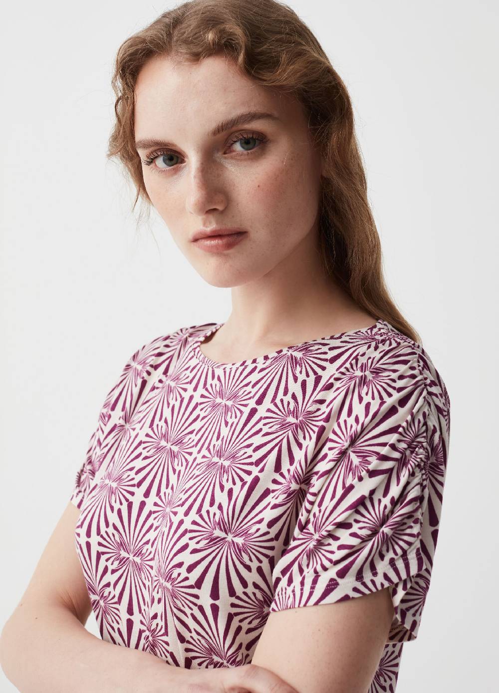 Ovs T-shirt Stampata Con Arricciatura