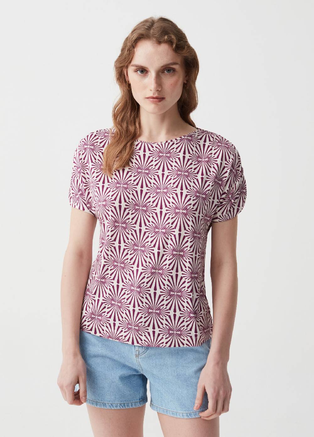 Ovs T-shirt stampata con arricciatura