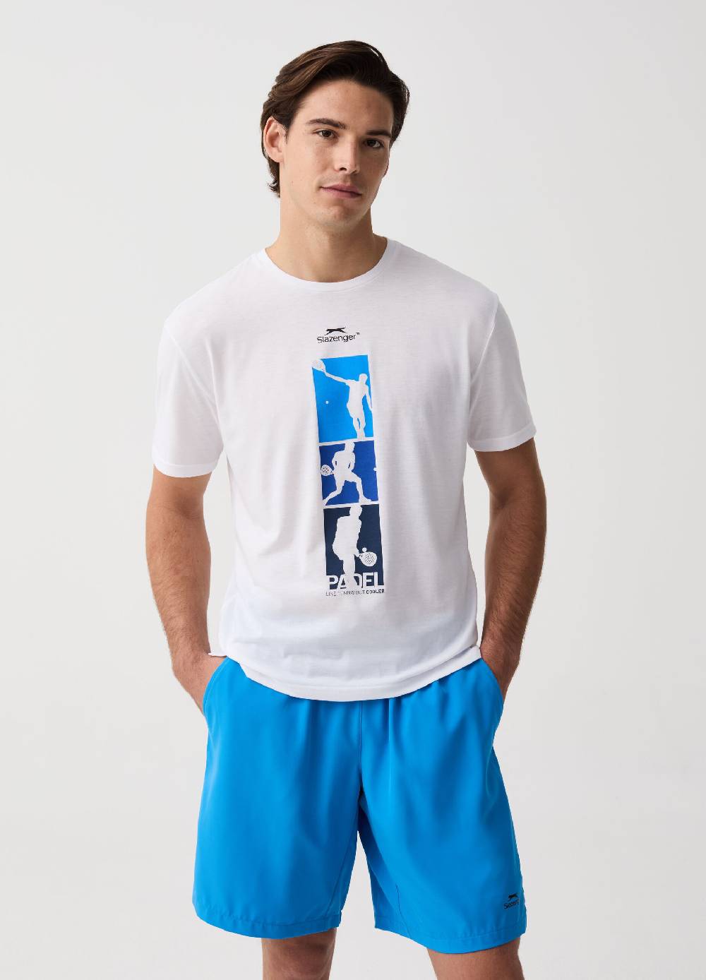 Ovs T-shirt tennis con stampa padel Slazenger