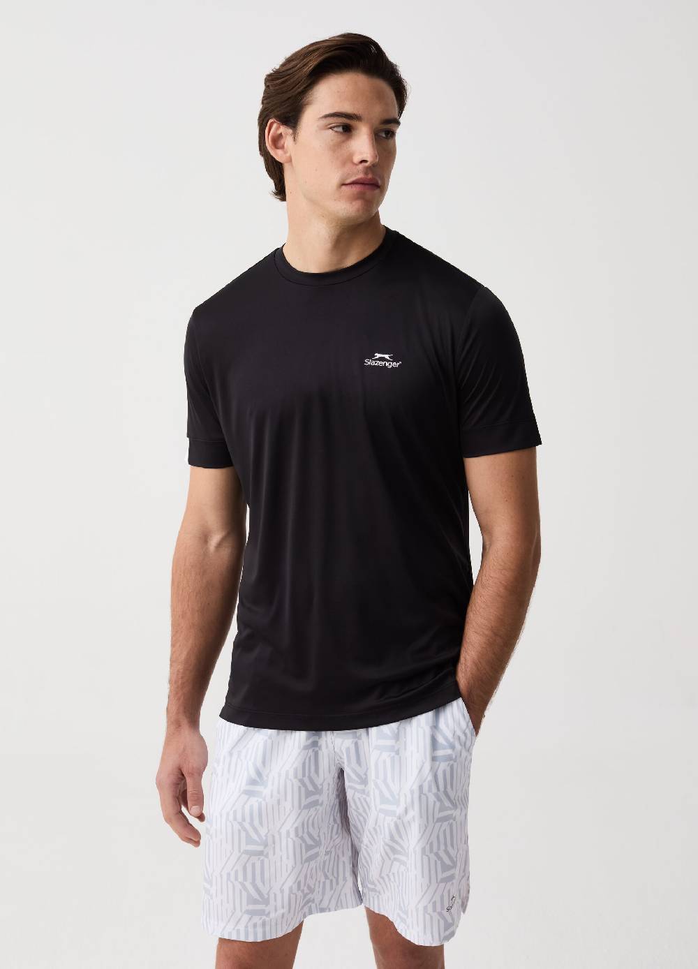 Ovs T-shirt Tennis Quick Dry Con Stampa Slazenger