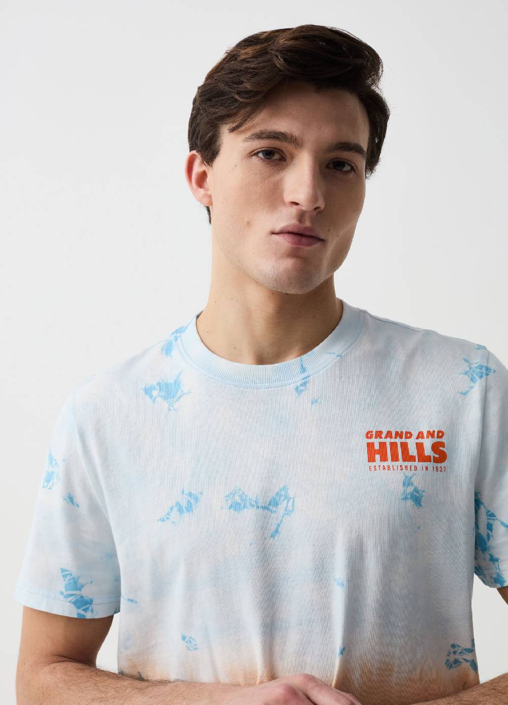 Ovs T-shirt Tie Dye Con Stampa