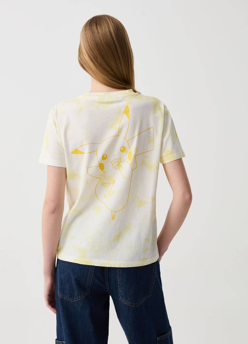 Ovs T-shirt Tie Dye Con Stampa Pikachu