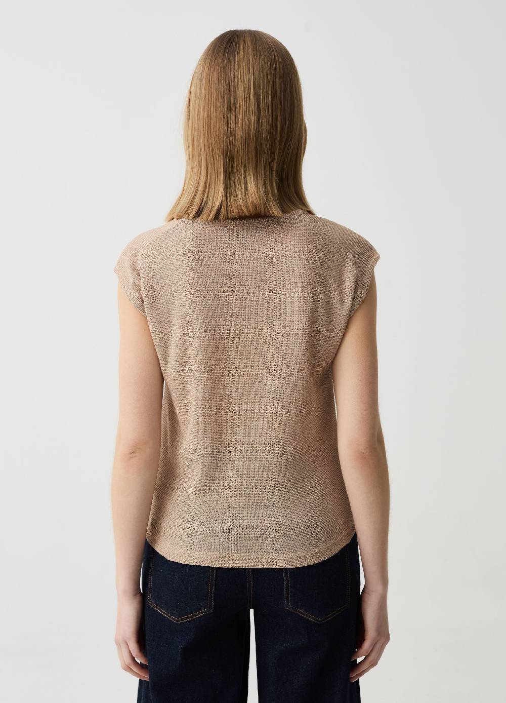 Ovs T-shirt Tricot Con Maniche A Kimono