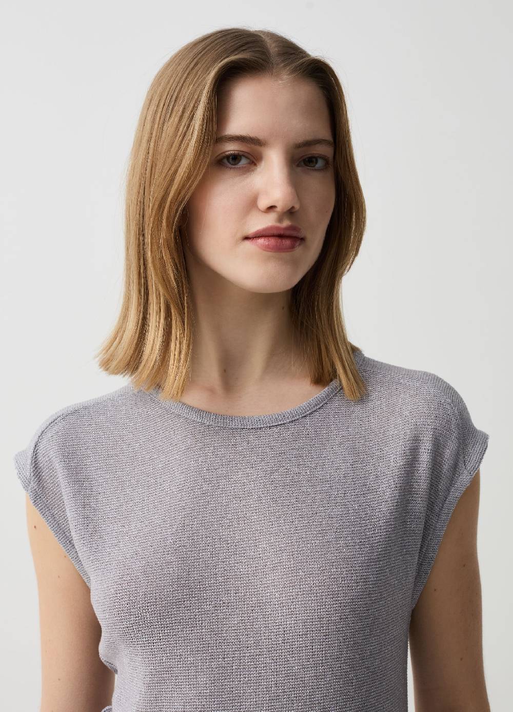 Ovs T-shirt Tricot Con Maniche A Kimono