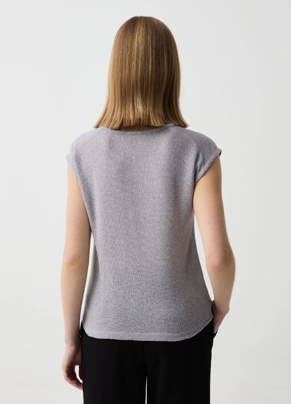 Ovs T-shirt Tricot Con Maniche A Kimono