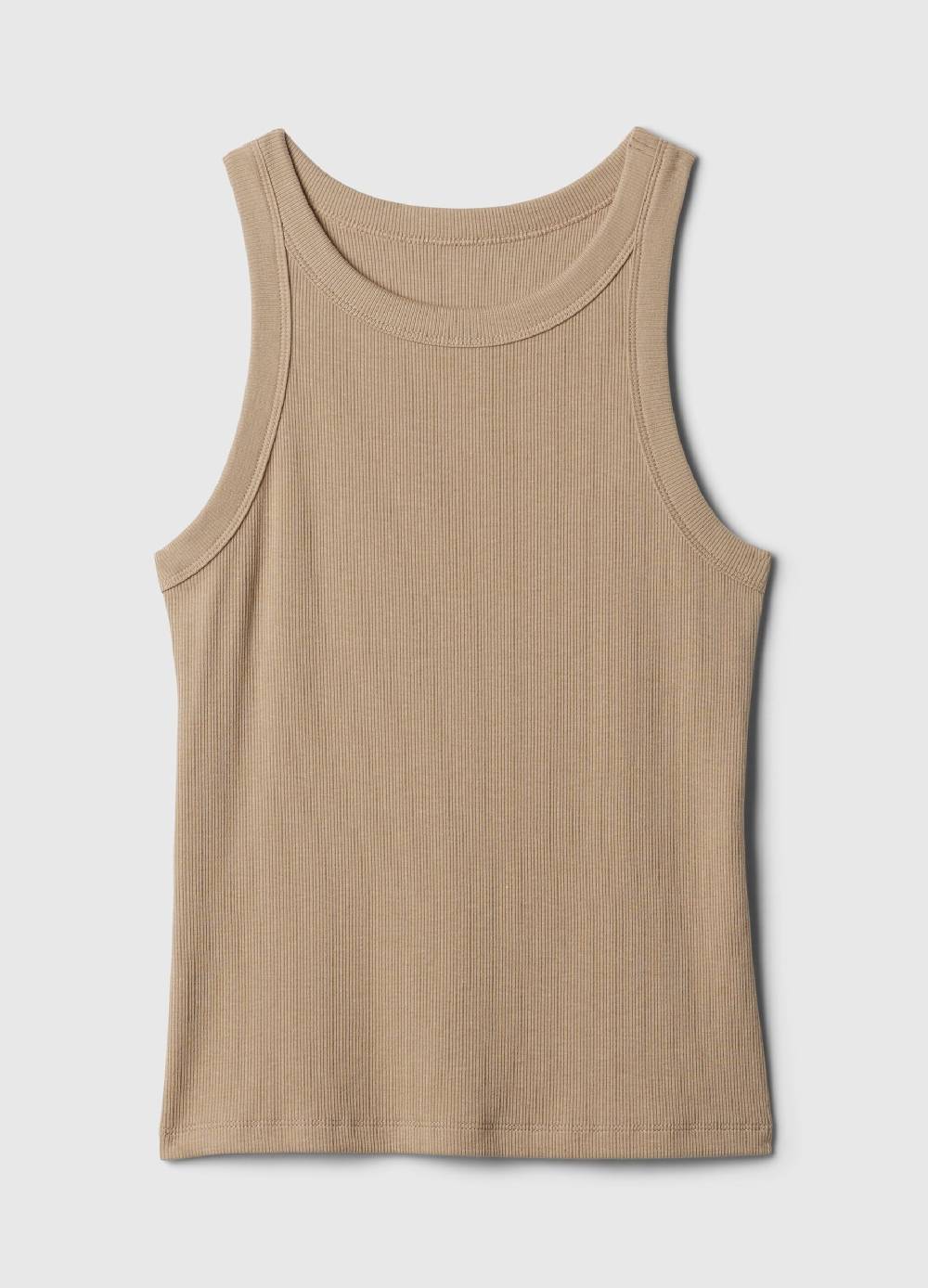 Ovs Tank Top A Costine Con Scollo Halter