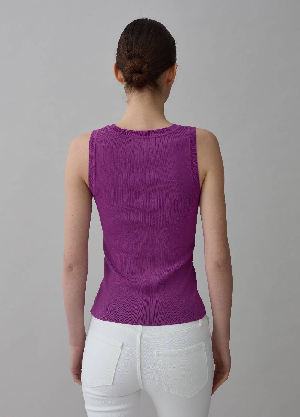 Ovs Tank Top A Costine Con Scollo Rotondo