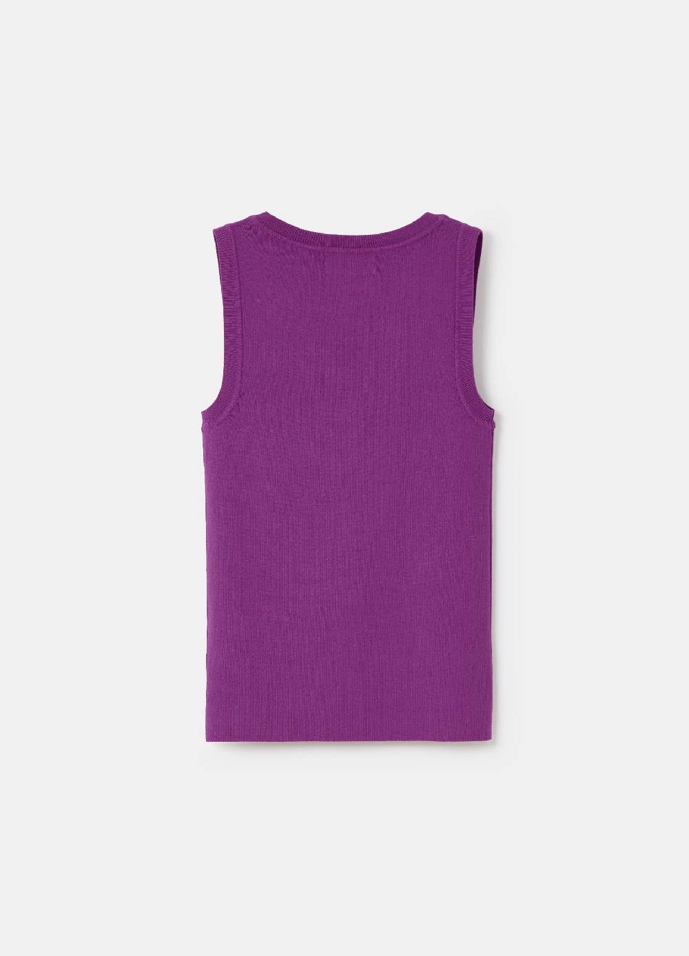 Ovs Tank Top A Costine Con Scollo Rotondo