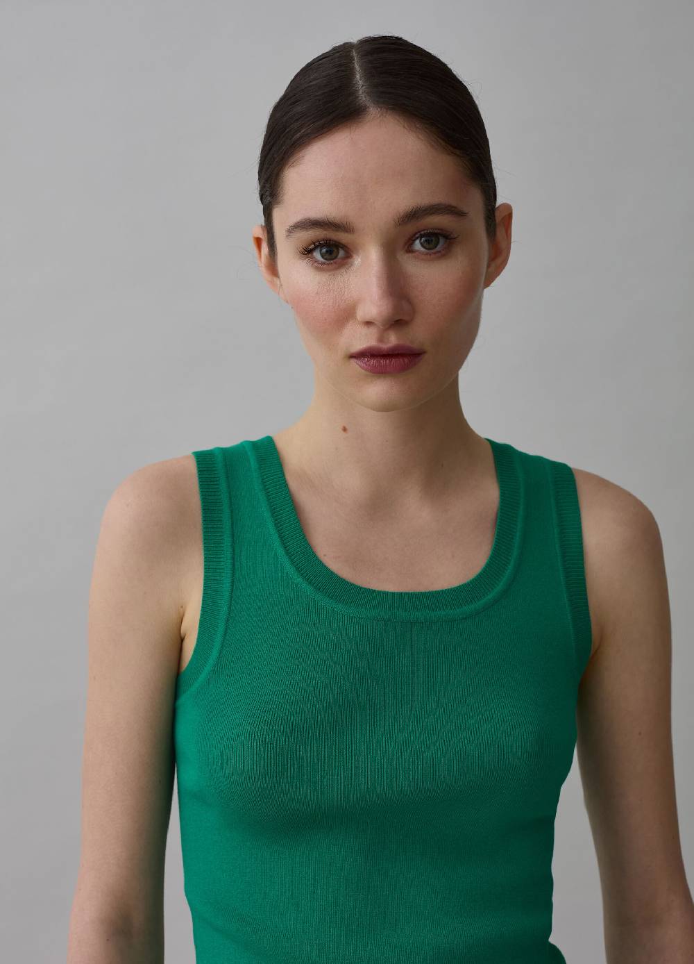 Ovs Tank Top A Costine Con Scollo Rotondo