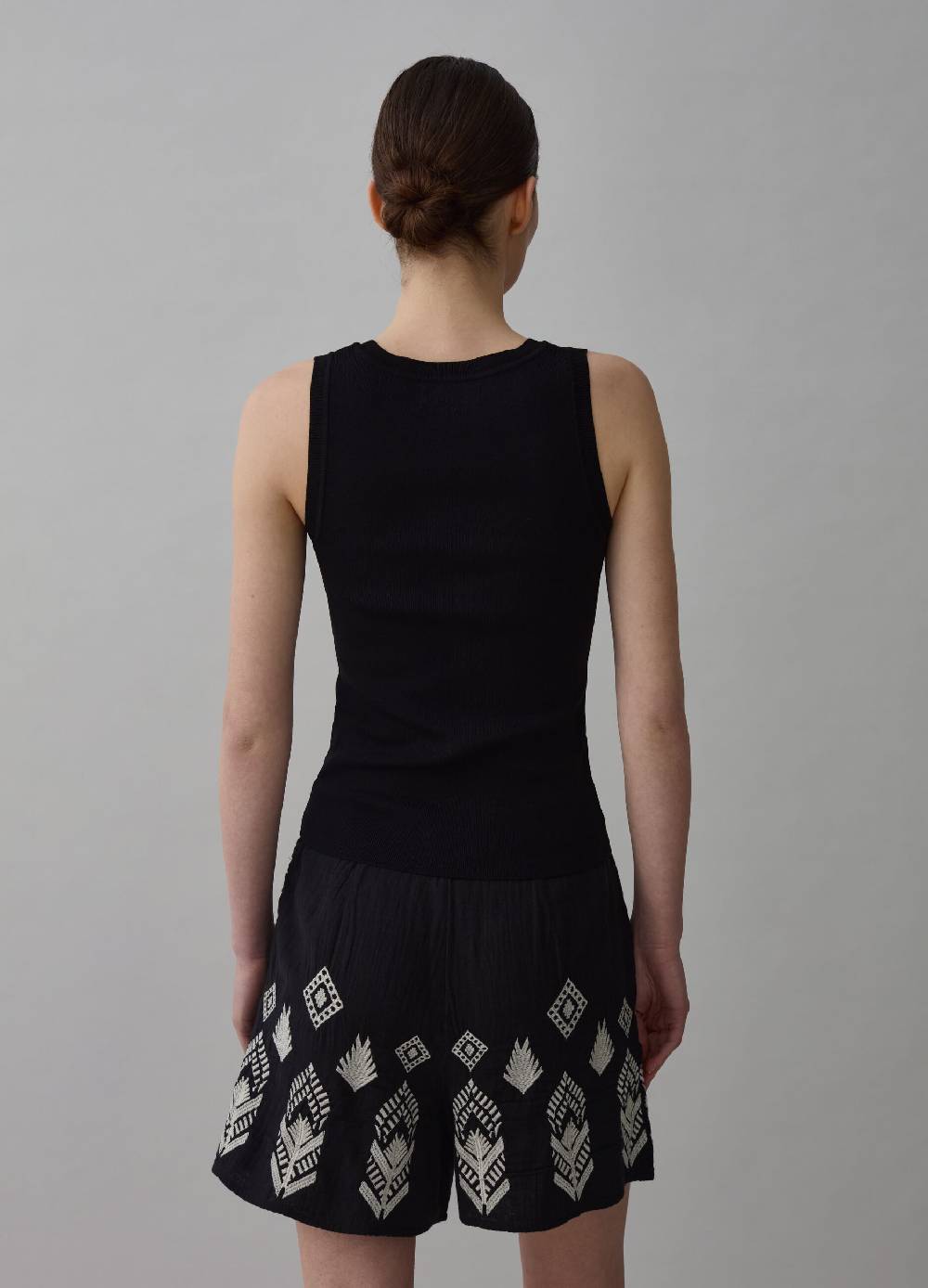 Ovs Tank Top A Costine Con Scollo Rotondo