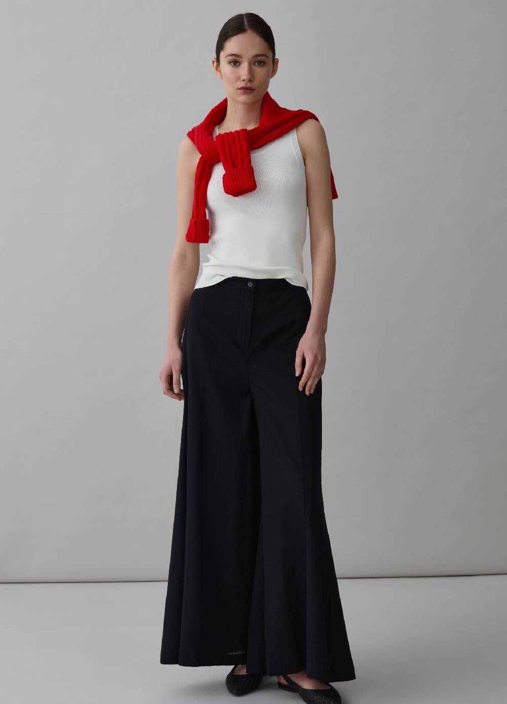 Ovs Tank top a costine con scollo rotondo