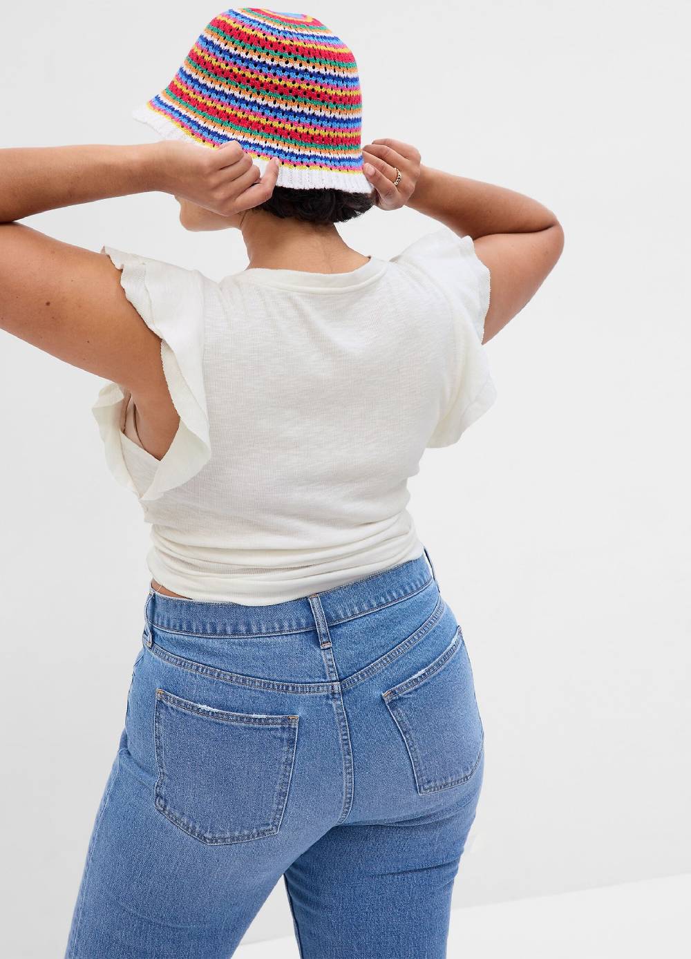 Ovs Tank Top A Costine Con Volant