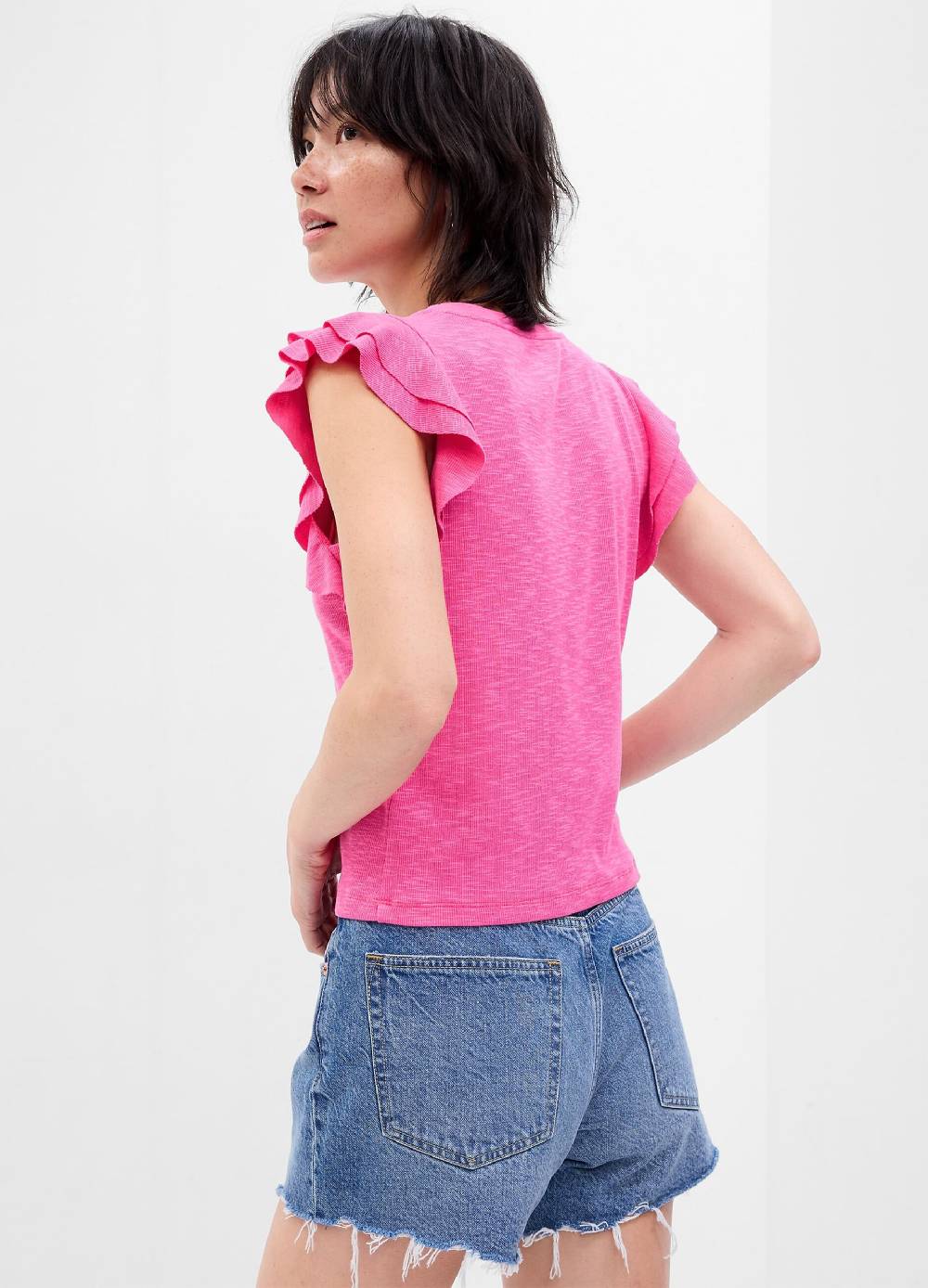 Ovs Tank Top A Costine Con Volant