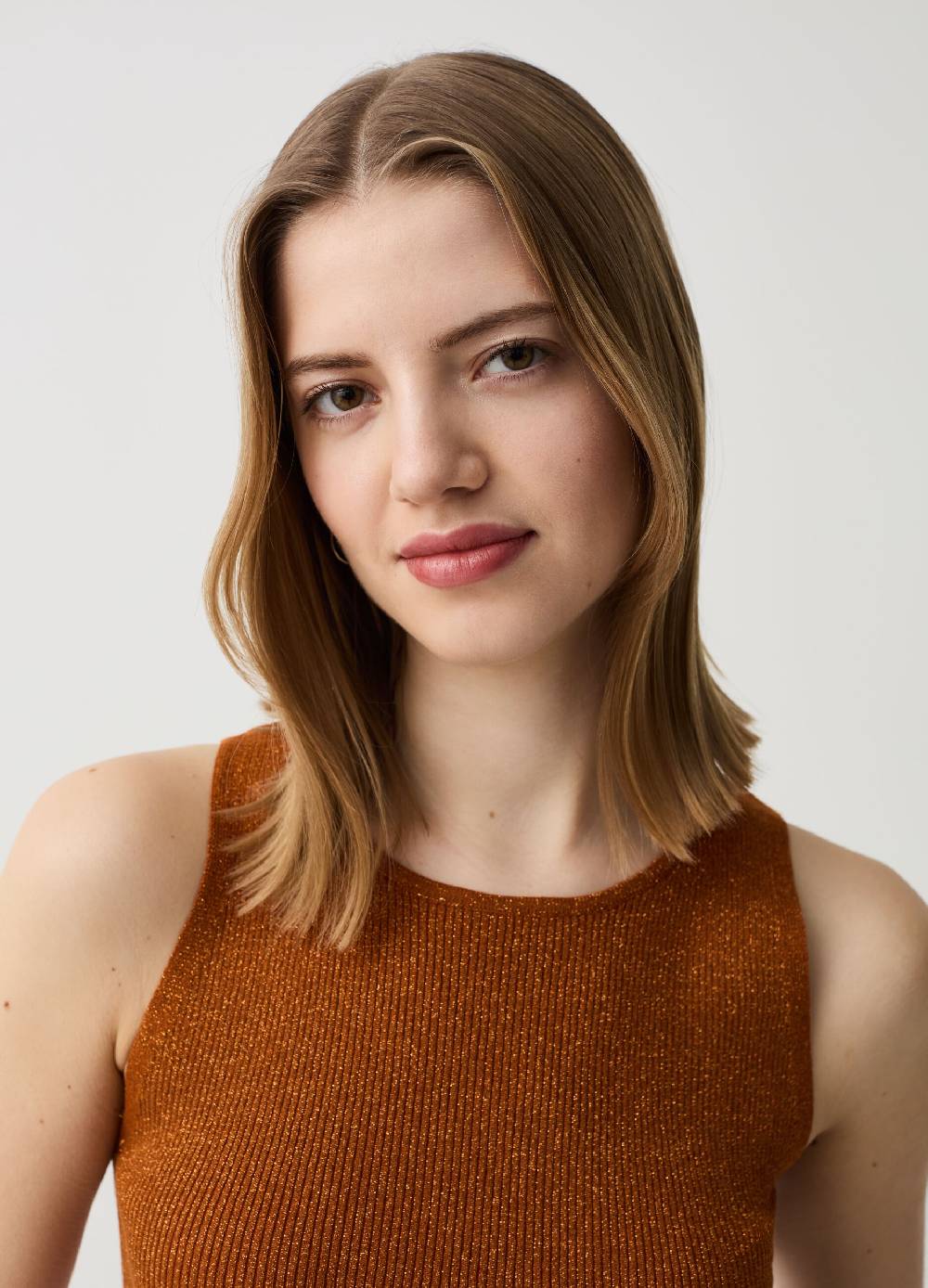 Ovs Tank Top A Costine In Lurex