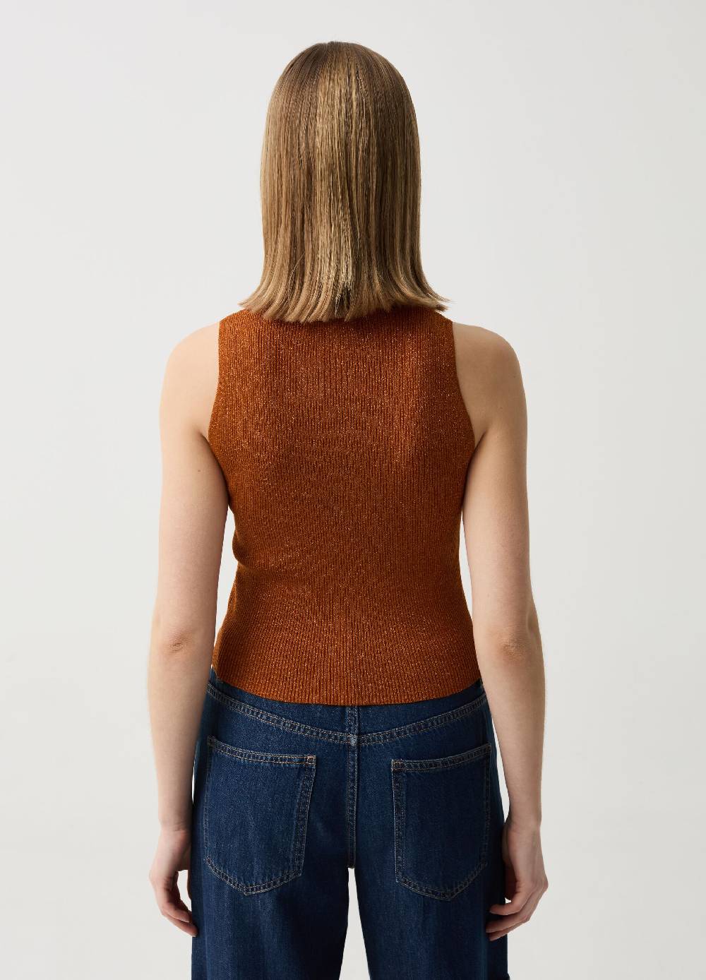 Ovs Tank Top A Costine In Lurex