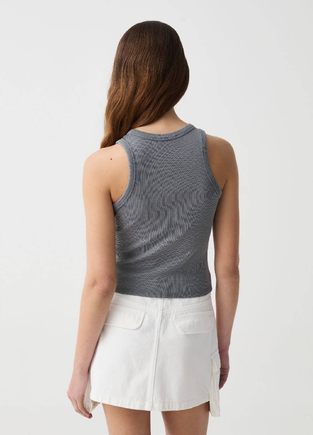 Ovs Tank Top A Costine Sottili