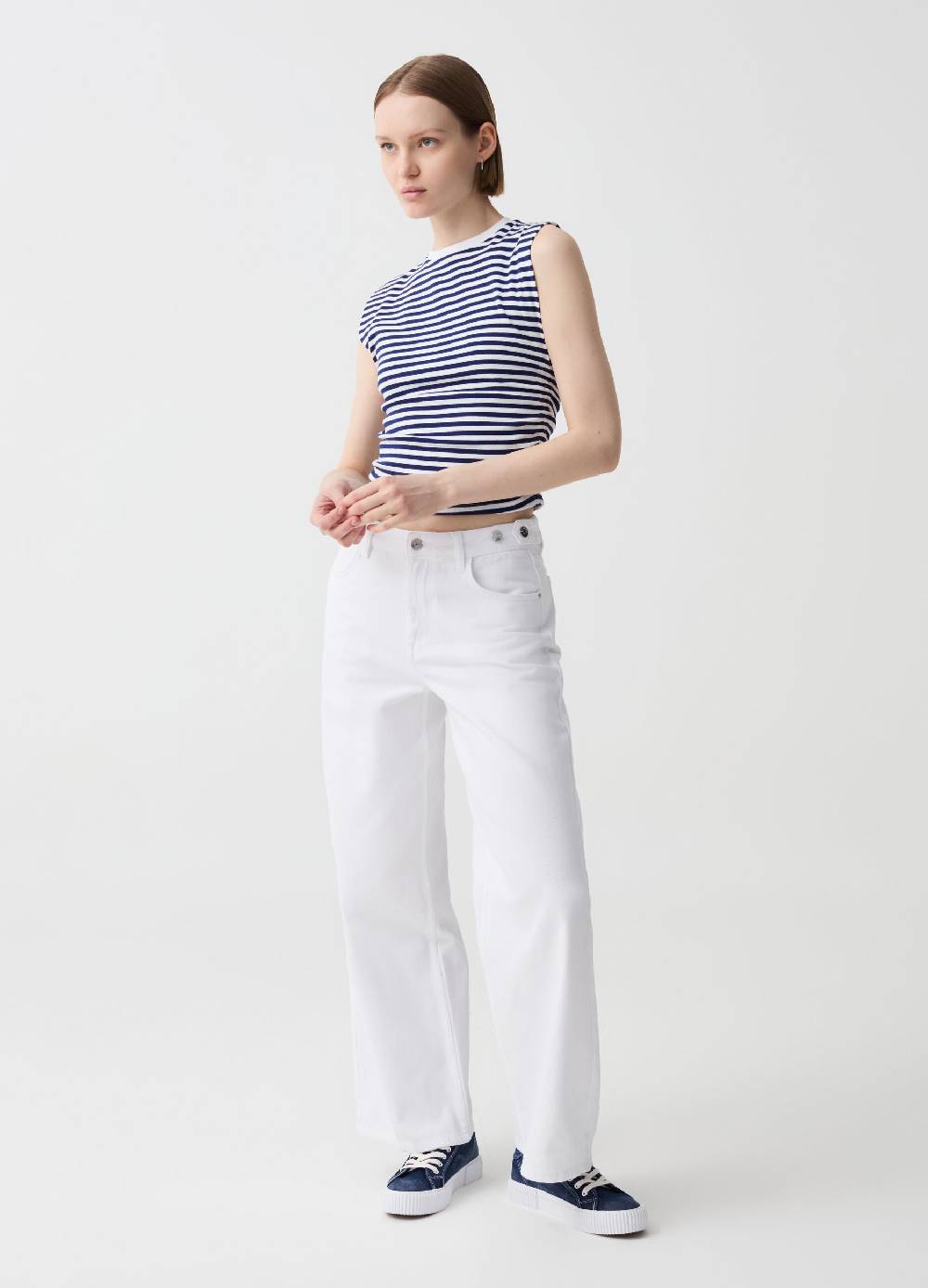 Ovs Tank top boxy fit con arricciatura