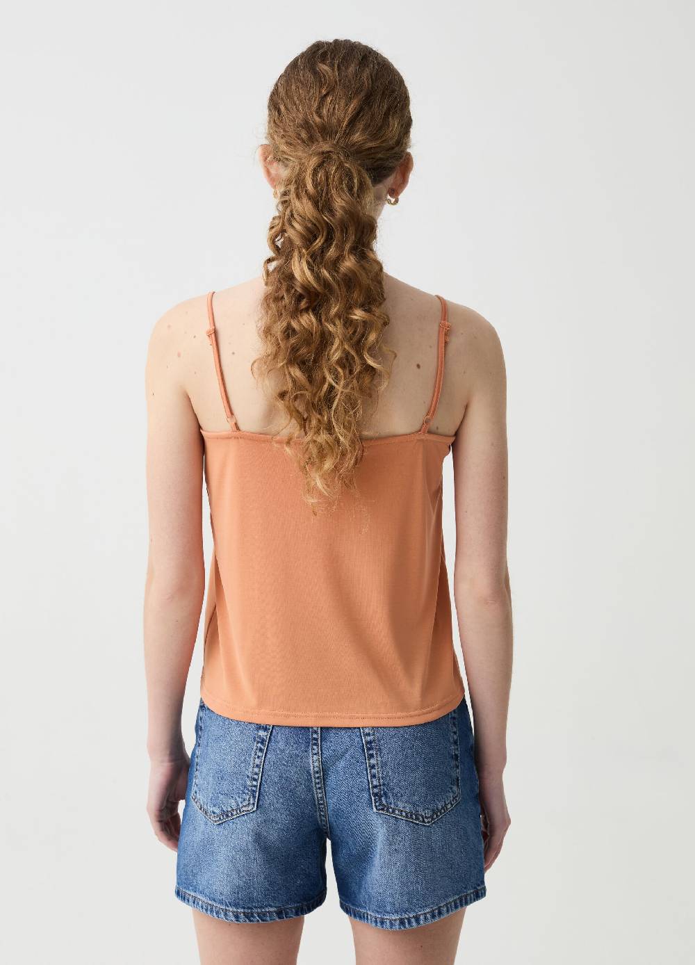 Ovs Tank Top Con Inserto In Pizzo