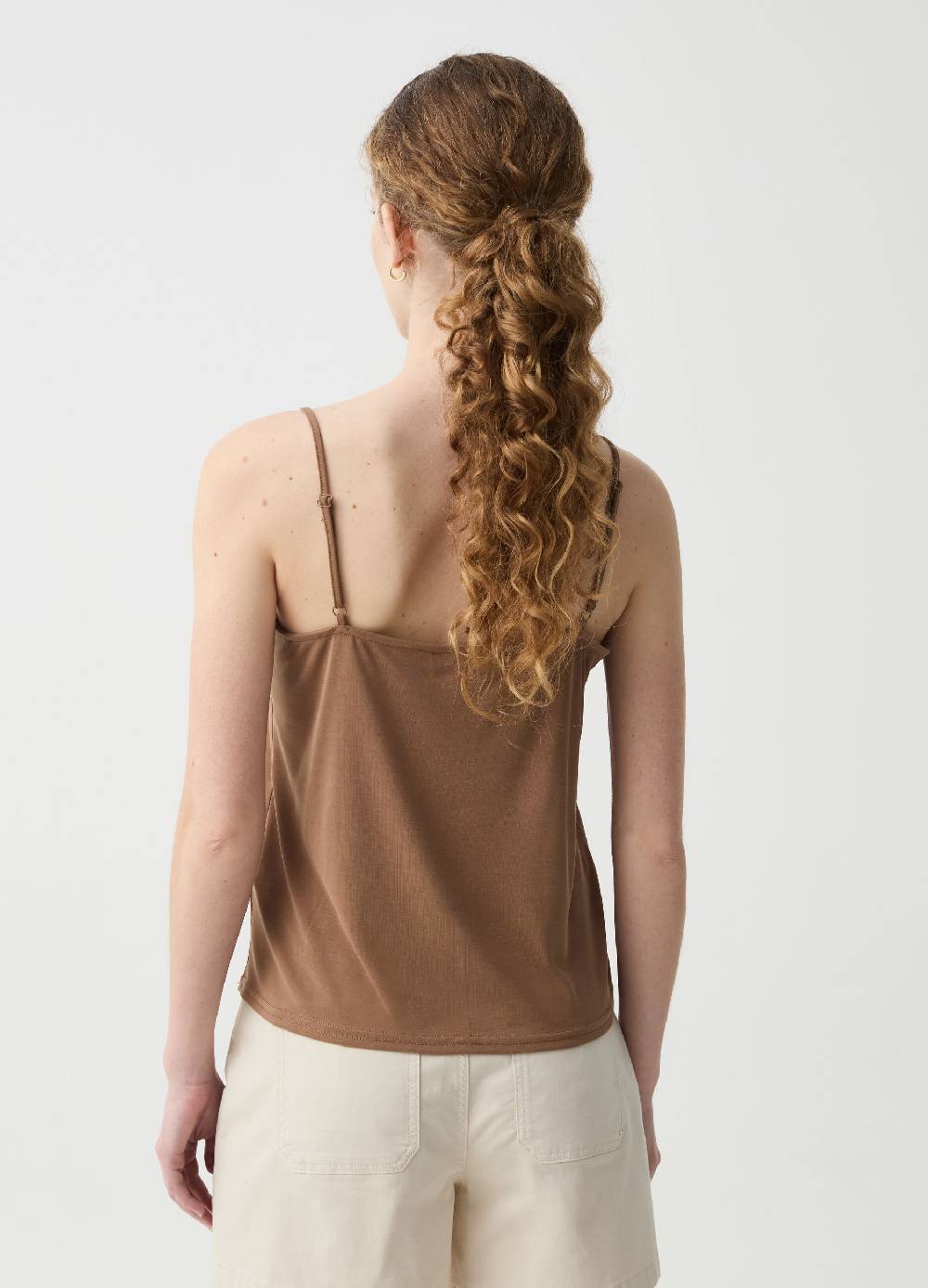 Ovs Tank Top Con Inserto In Pizzo