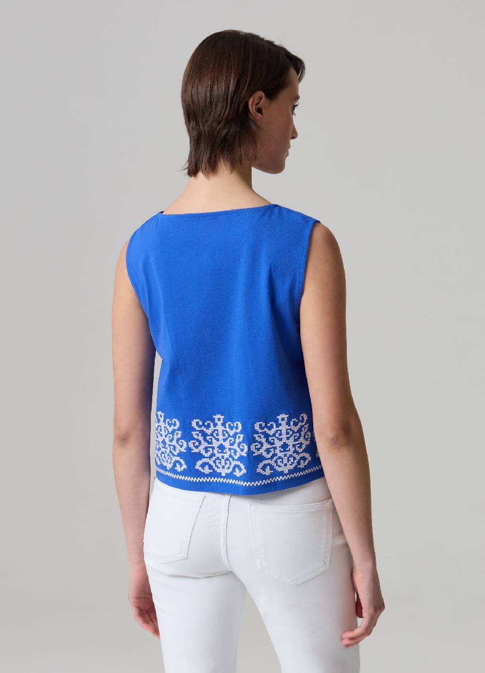 Ovs Tank Top Con Ricami Etnici