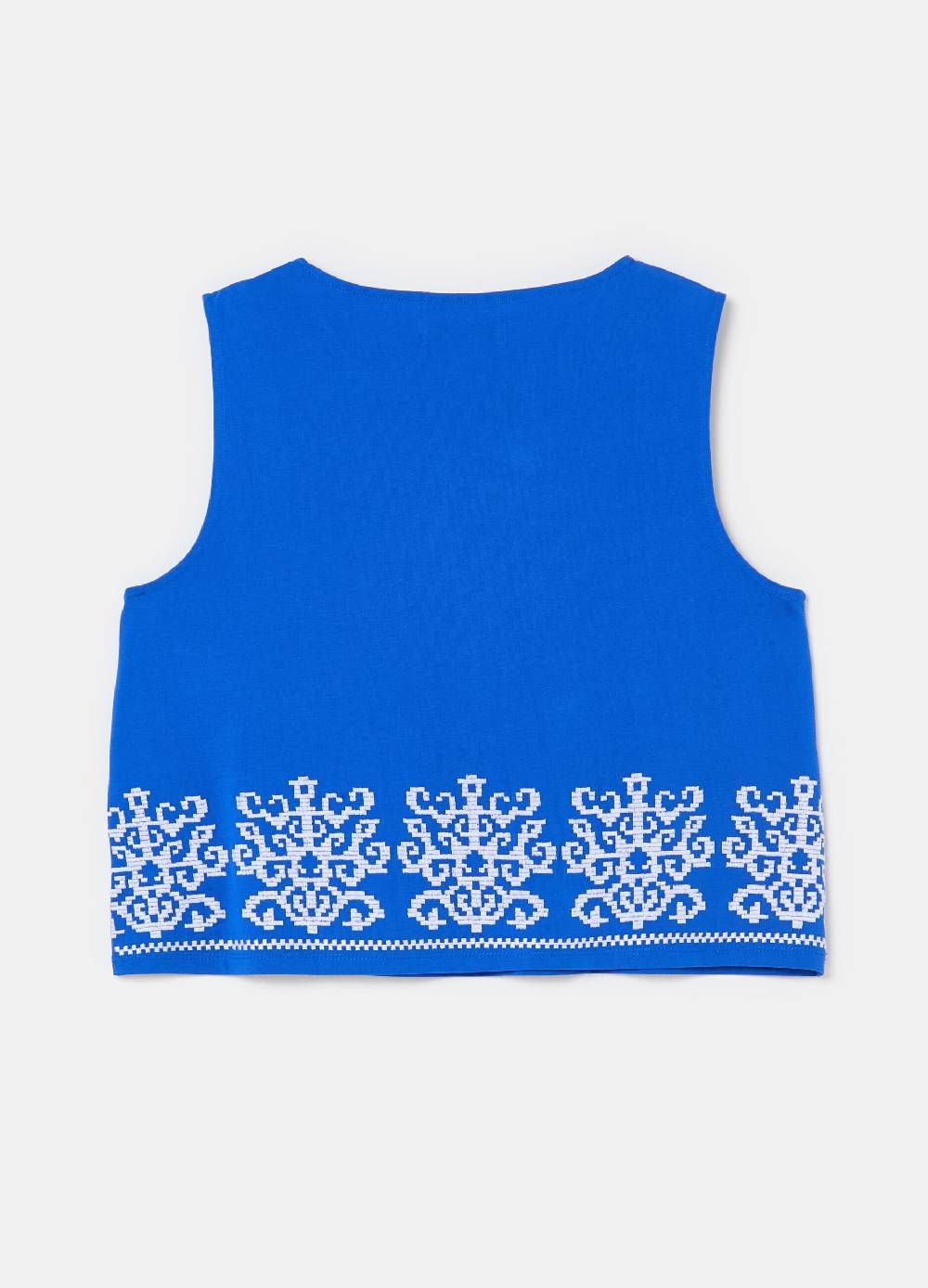 Ovs Tank Top Con Ricami Etnici