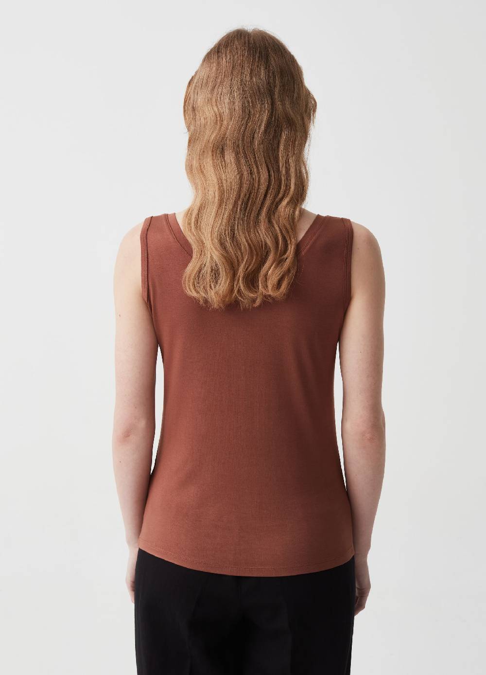 Ovs Tank Top Con Scollo A V