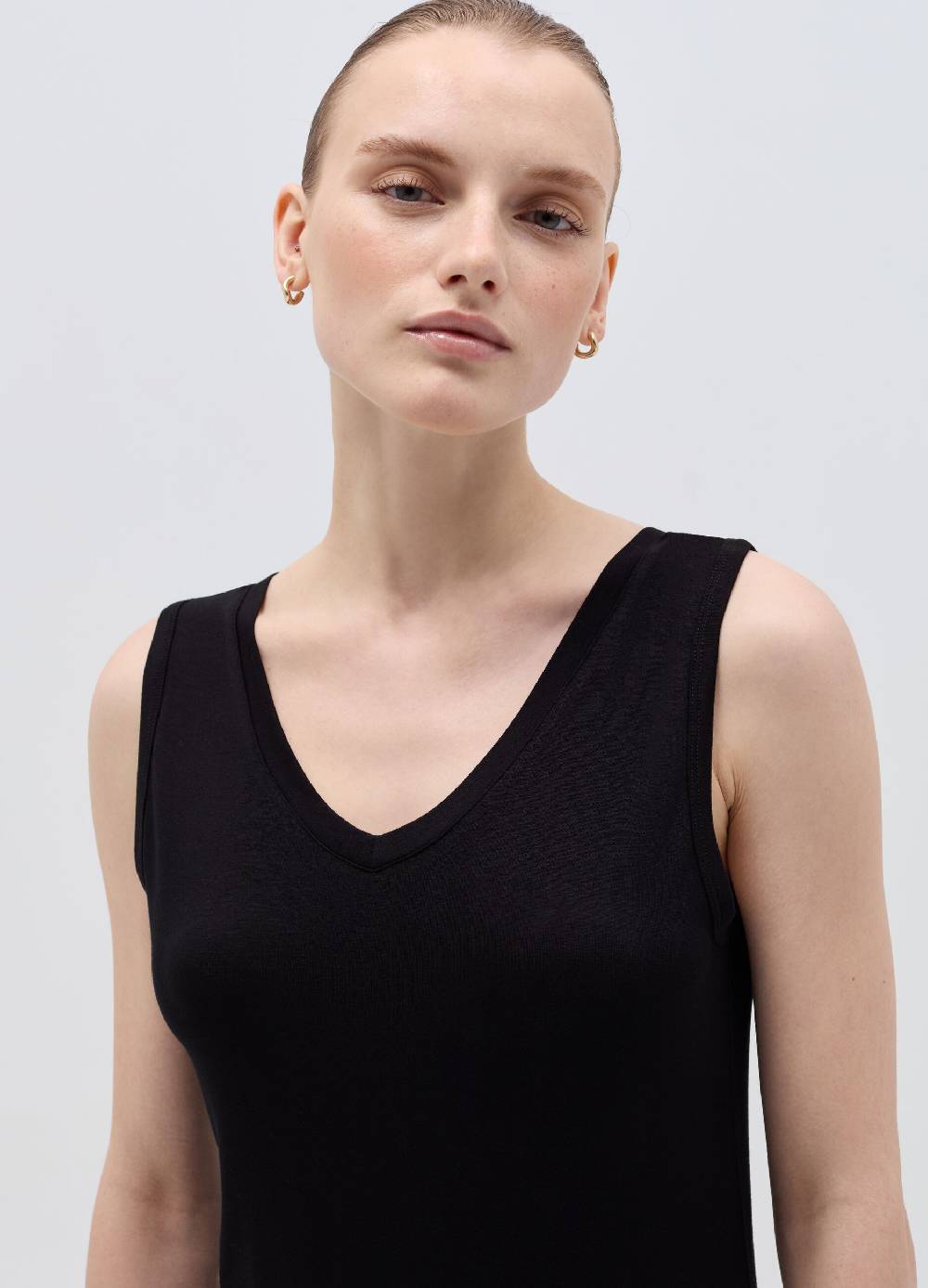 Ovs Tank Top Con Scollo A V