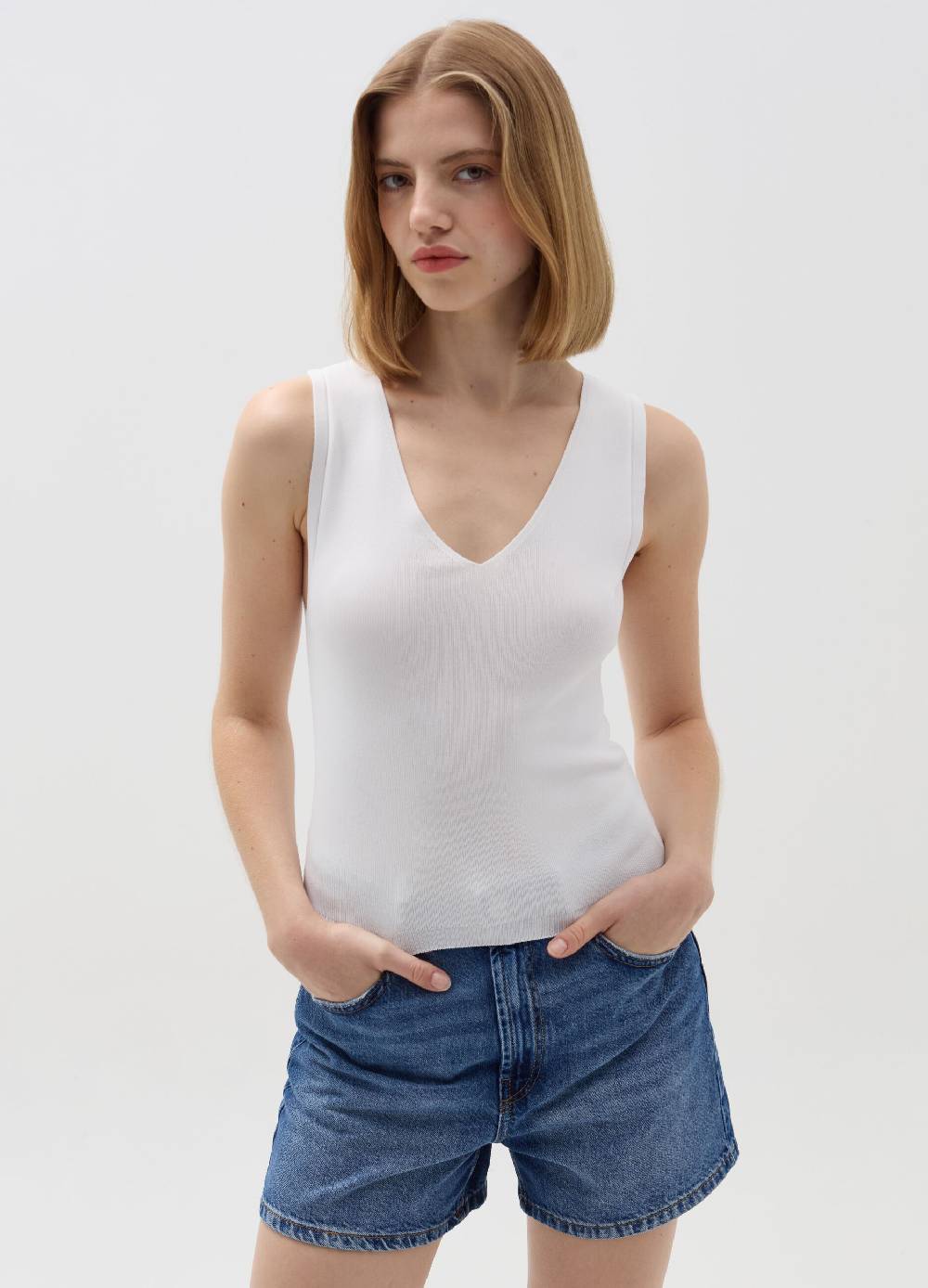 Ovs Tank top con scollo a V