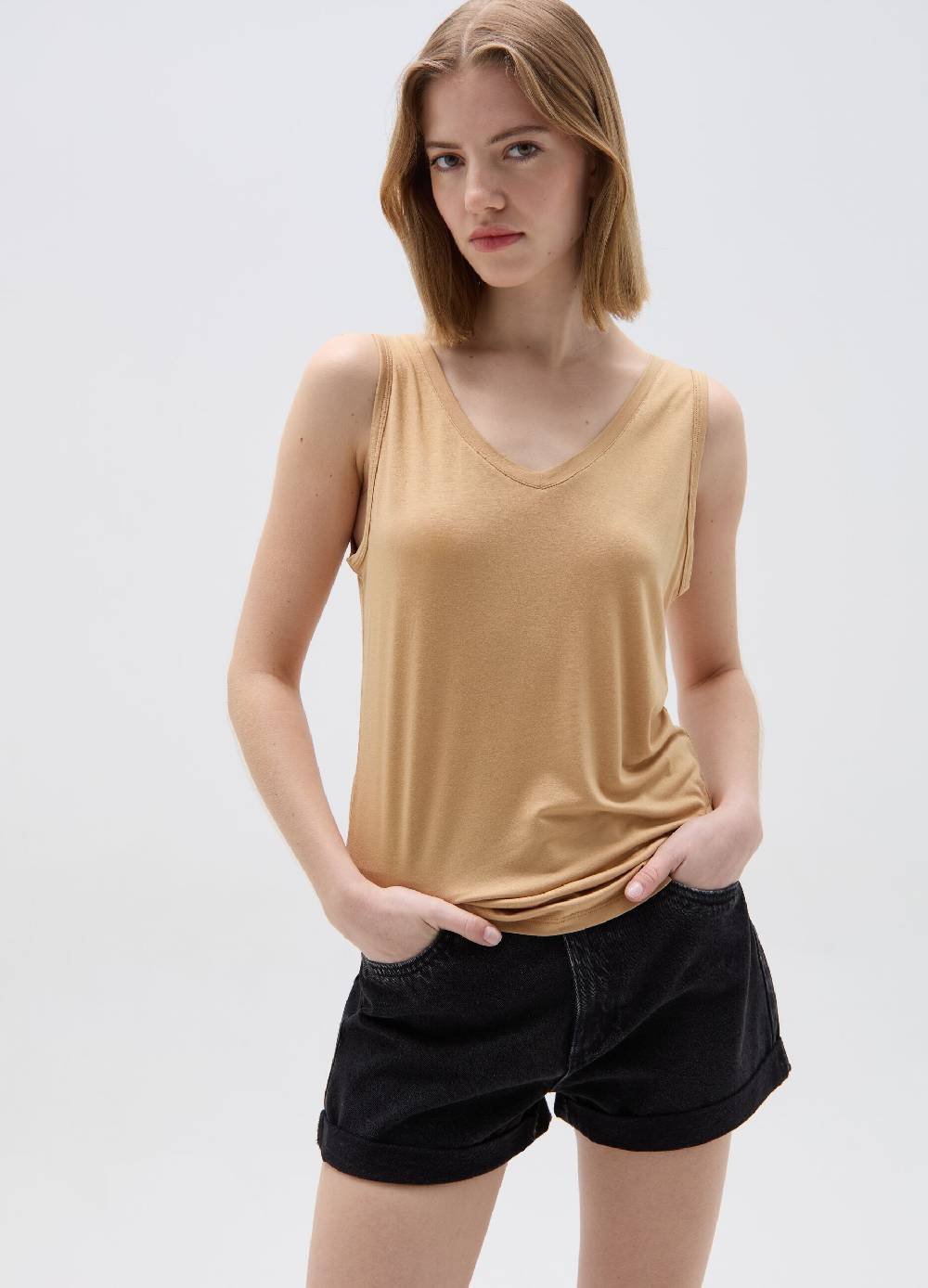 Ovs Tank top con scollo a V