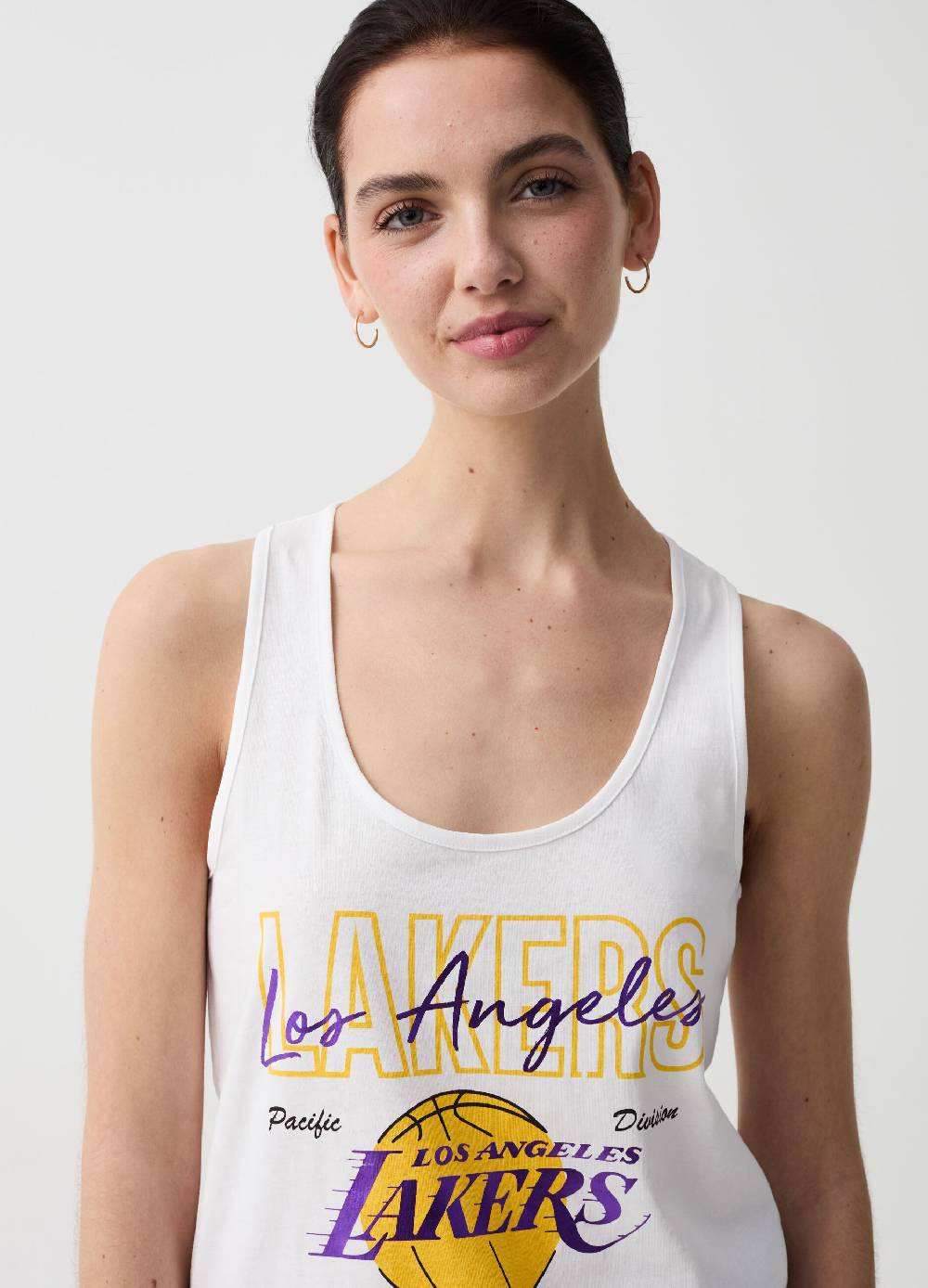 Ovs Tank Top Con Stampa NBA Los Angeles Lakers