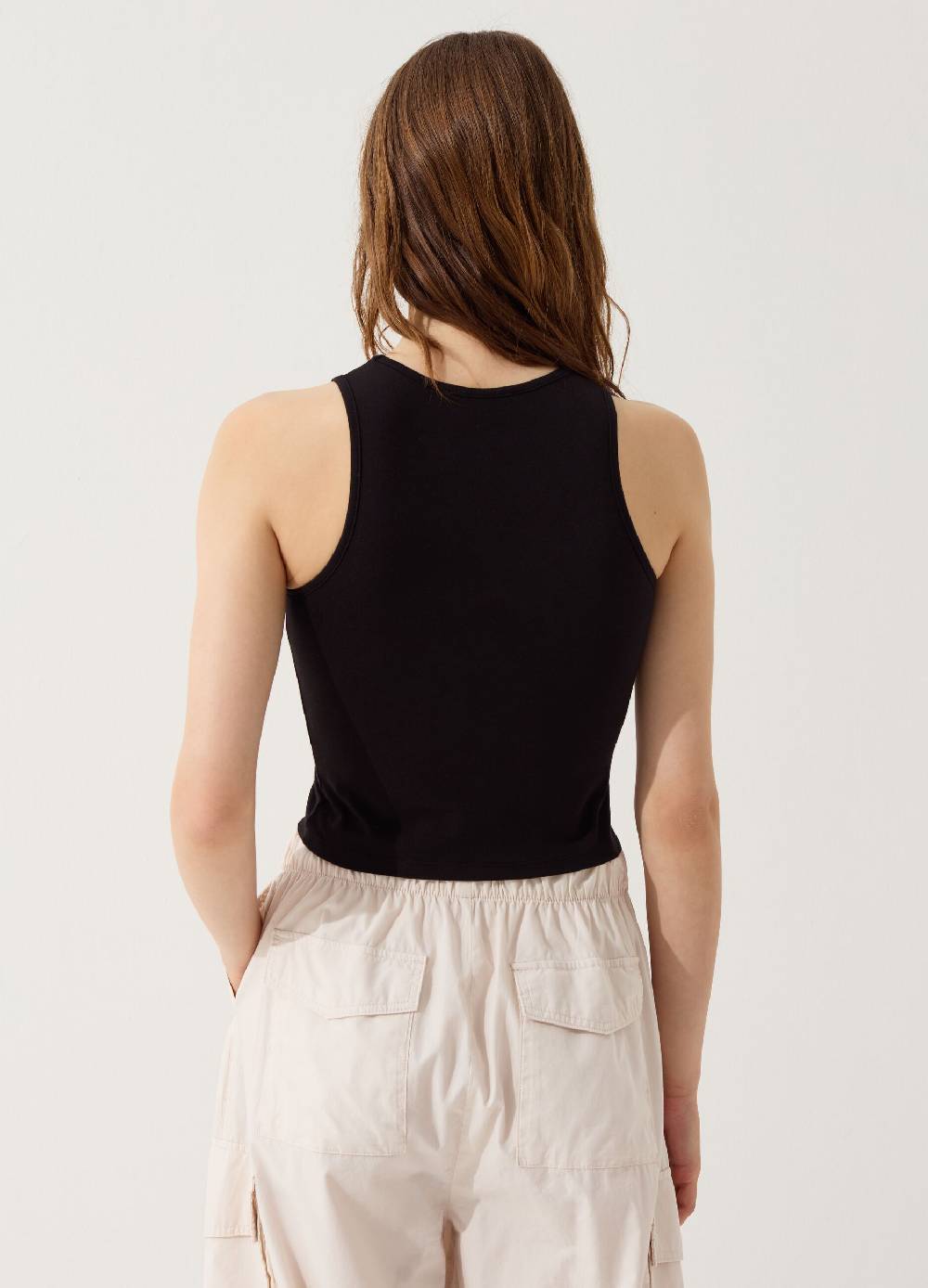 Ovs Tank Top Crop Con Fiocco In Strass