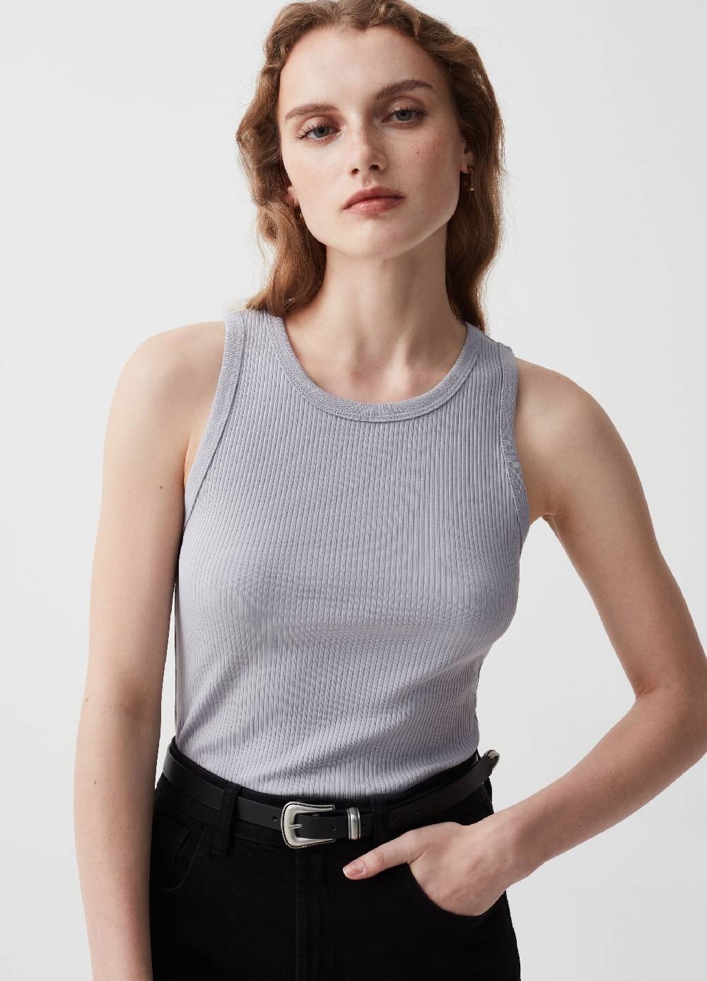 Ovs Tank Top Essential A Costine Sottili