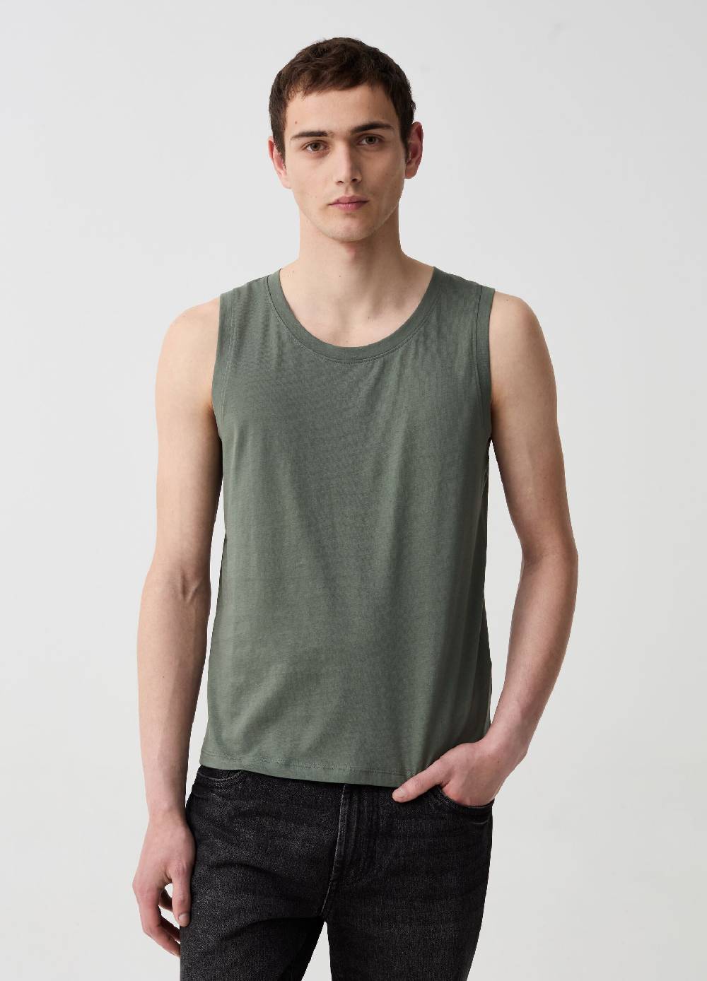 Ovs Tank top girocollo in cotone