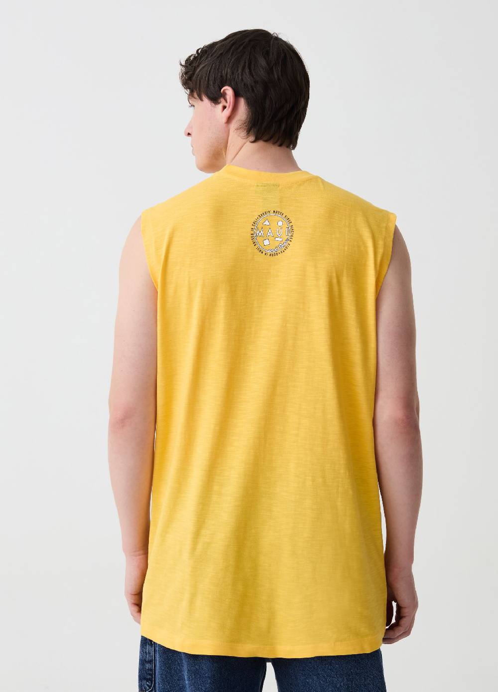 Ovs Tank Top In Cotone Con Stampa Logo