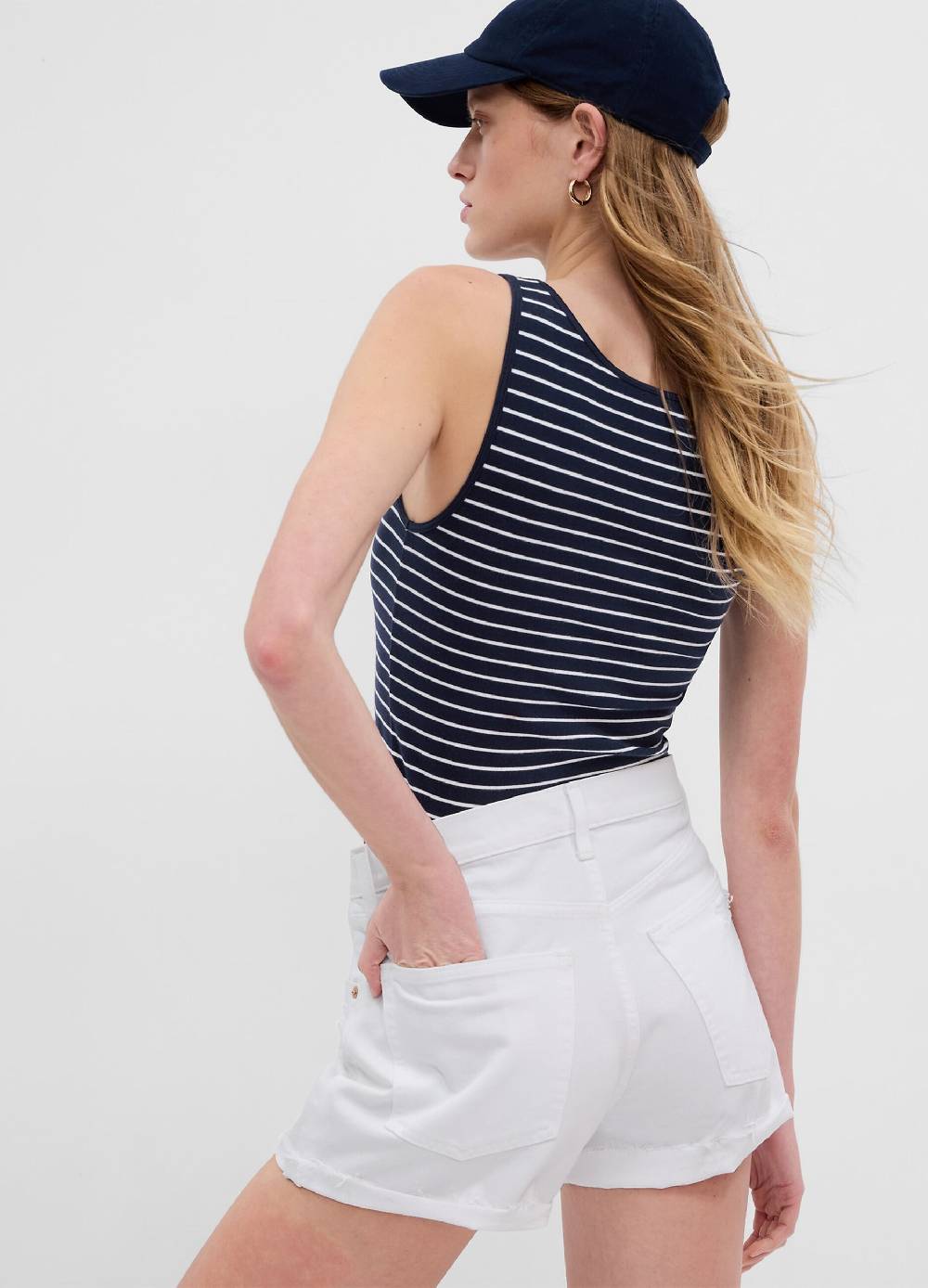 Ovs Tank Top In Cotone E Modal Stretch A Righe