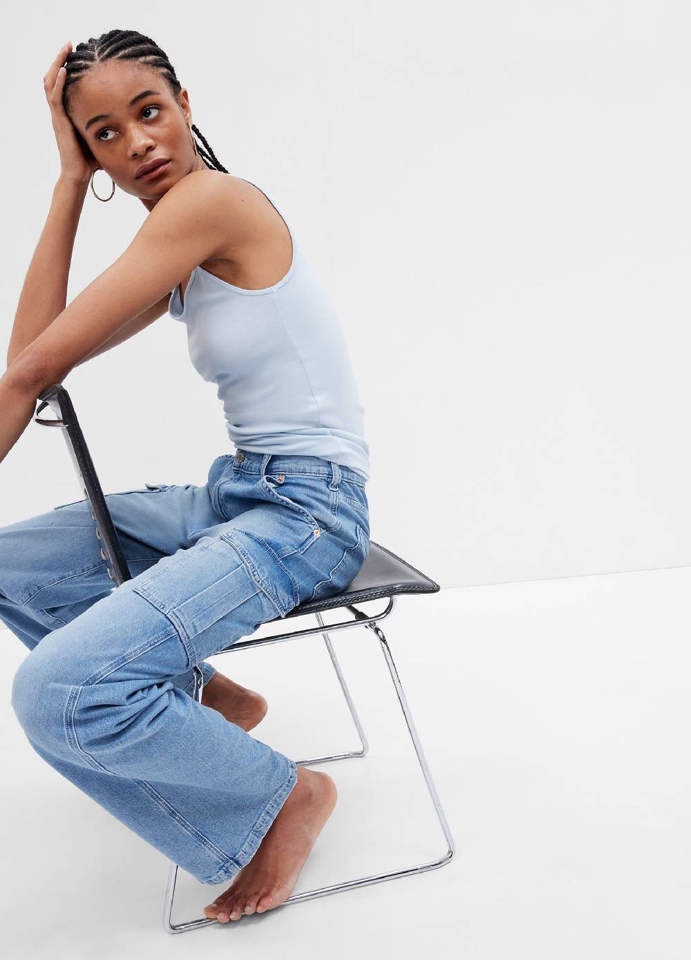 Ovs Tank top in cotone e modal stretch