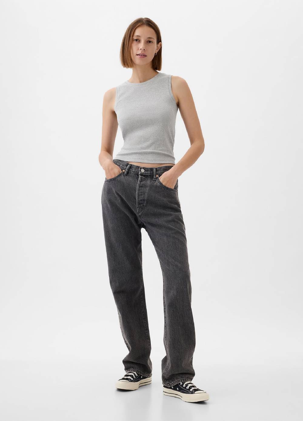 Ovs Tank top in cotone e modal stretch