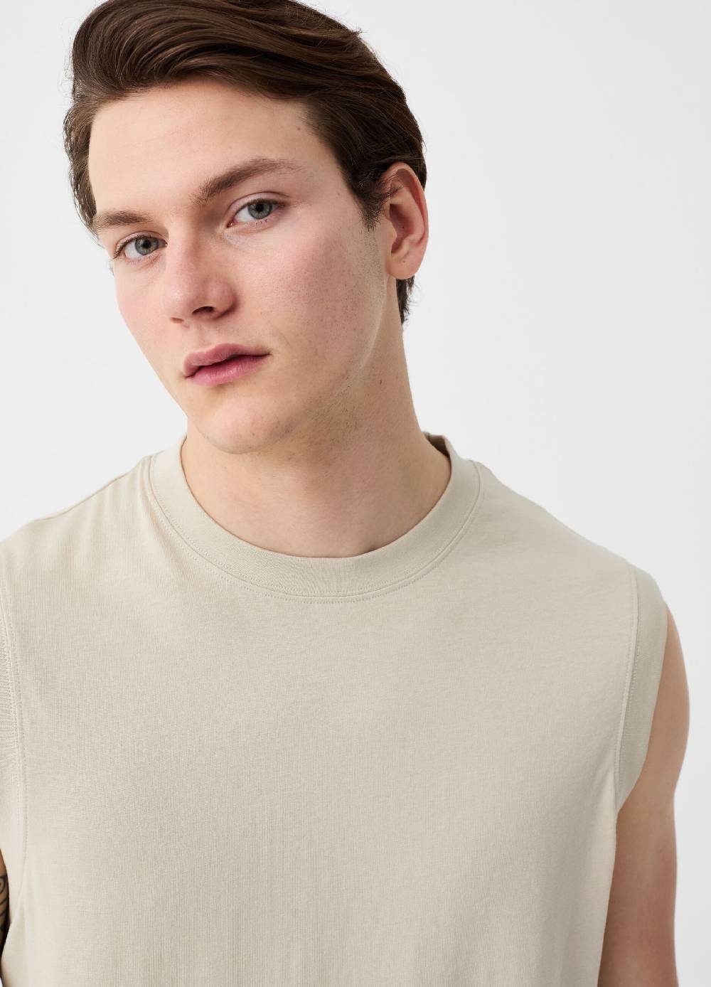 Ovs Tank Top In Cotone Girocollo