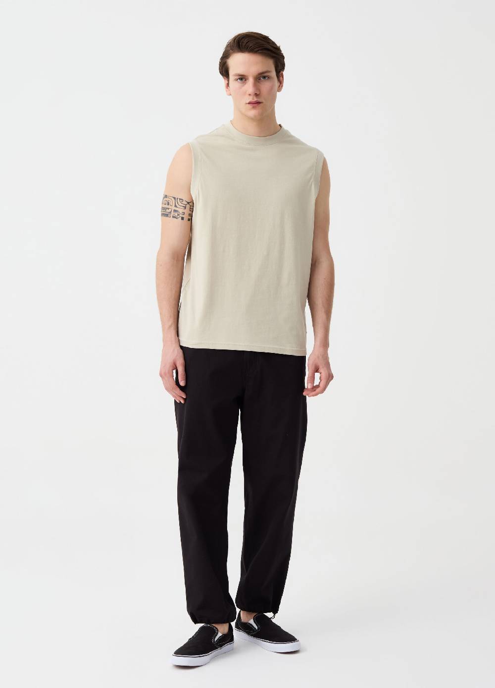 Ovs Tank top in cotone girocollo