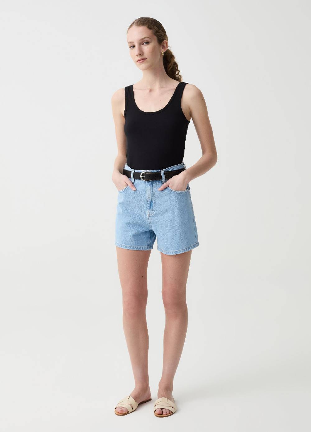 Ovs Tank Top In Cotone Stretch