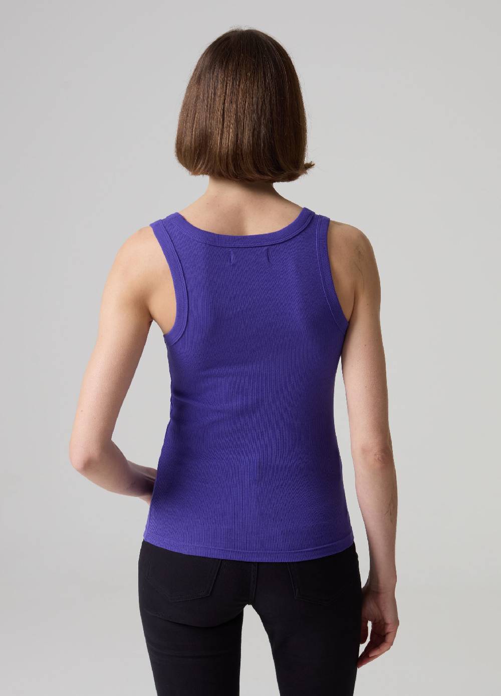 Ovs Tank Top In Cotone Stretch A Costine